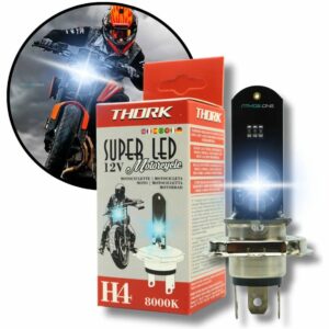 LAMPADA H4 DE MOTO 8000K